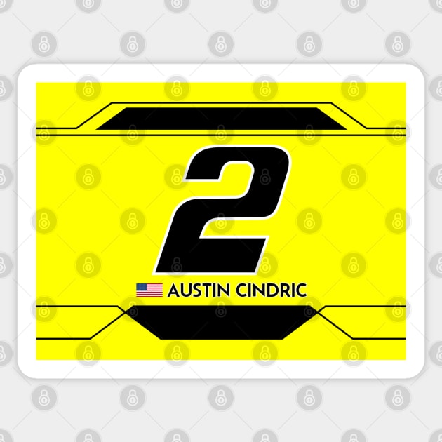 Austin Cindric #2 2023 NASCAR Design Sticker by AR Designs 